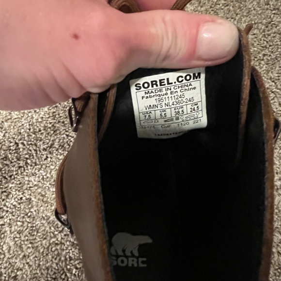 Sorel brown boots - Picture 5 of 6